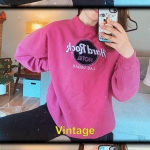 hard rock cafe vintage crewneck
